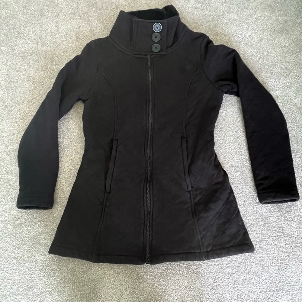 The North Face Women’s Caroluma Fleece Lined Jacket Size Small Black Mid-Length